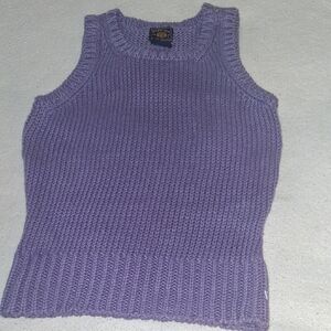Route 66 Lavender Knit Sleeveless Sweater